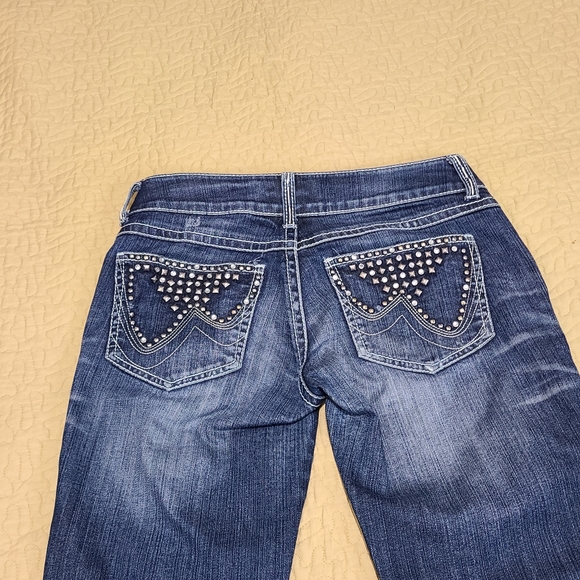 Wrangler Denim - Wrangler Premium Patch studded bootcut jeans size 1-2